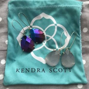 2 pairs Kendra Scott Allison earrings